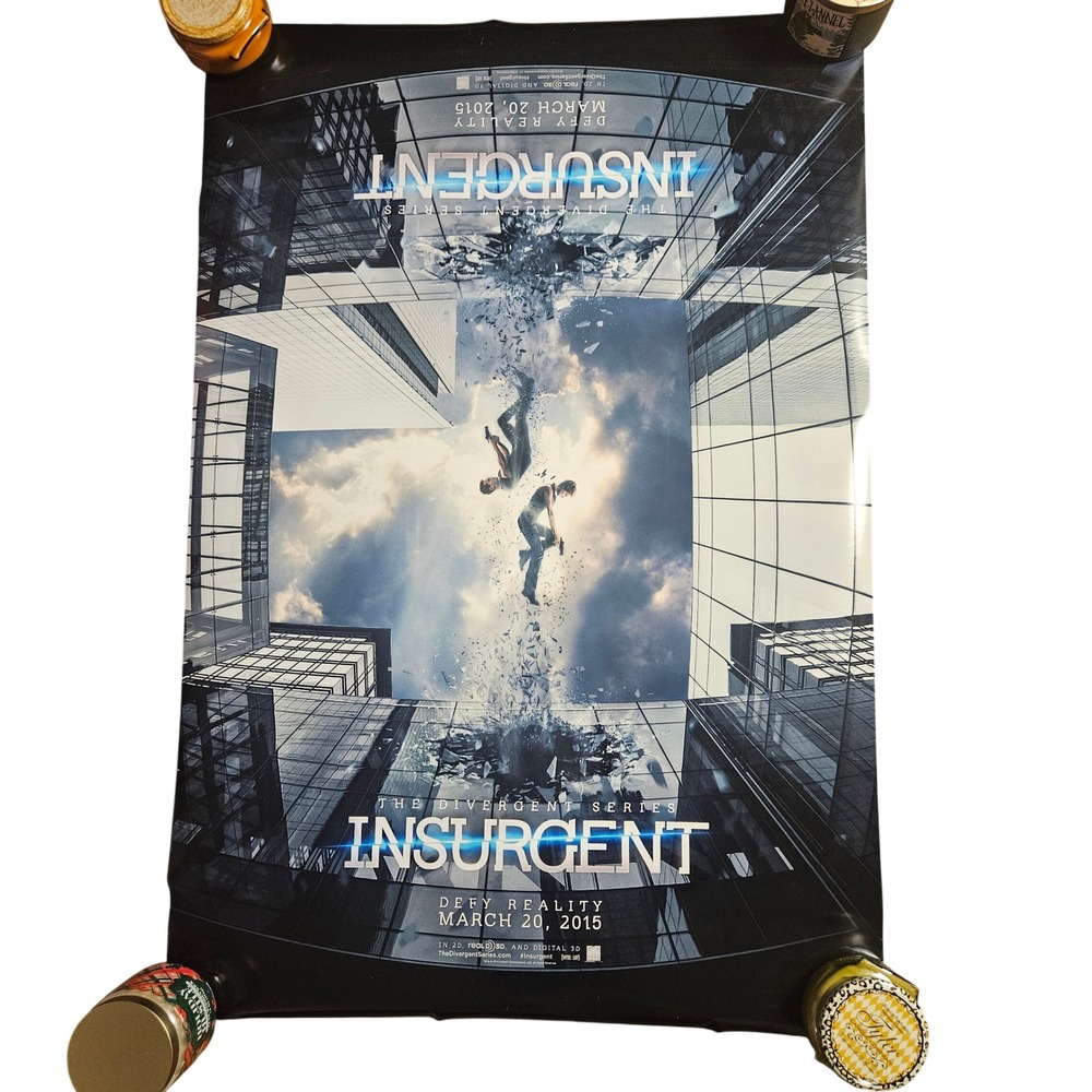 The Divergent Series: Insurgent 2015 Promo Movie Poster 27x40 Theo James